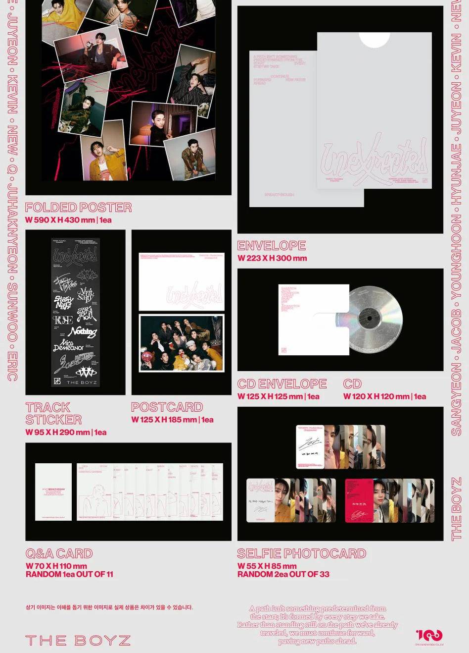 THE BOYZ - UNEXPECTED (PHOTOBOOK VER.) SIGNED VER.