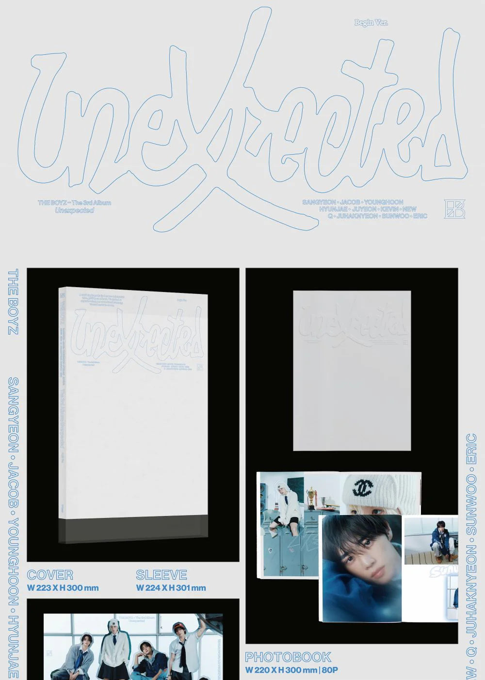 THE BOYZ - UNEXPECTED (PHOTOBOOK VER.) SIGNED VER.
