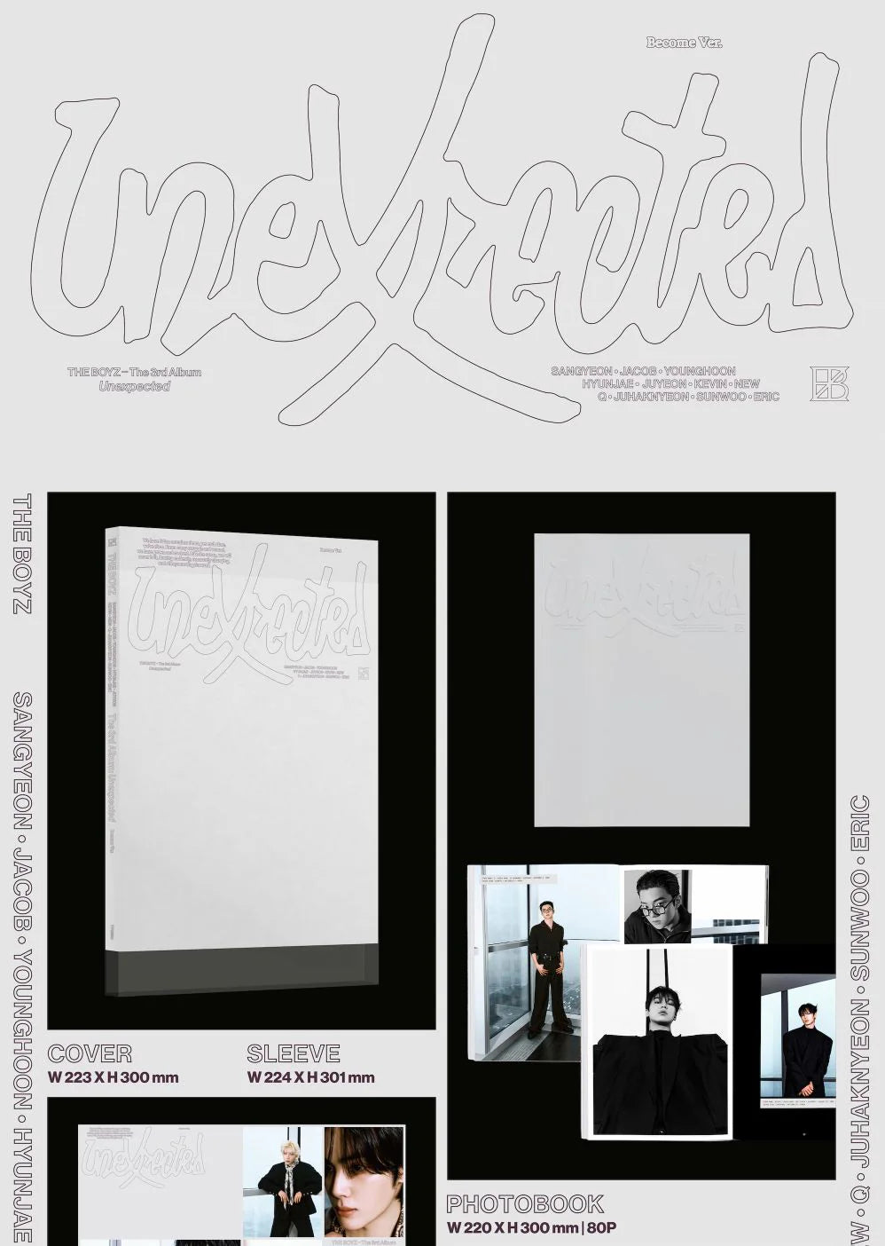 THE BOYZ - UNEXPECTED (PHOTOBOOK VER.) SIGNED VER.