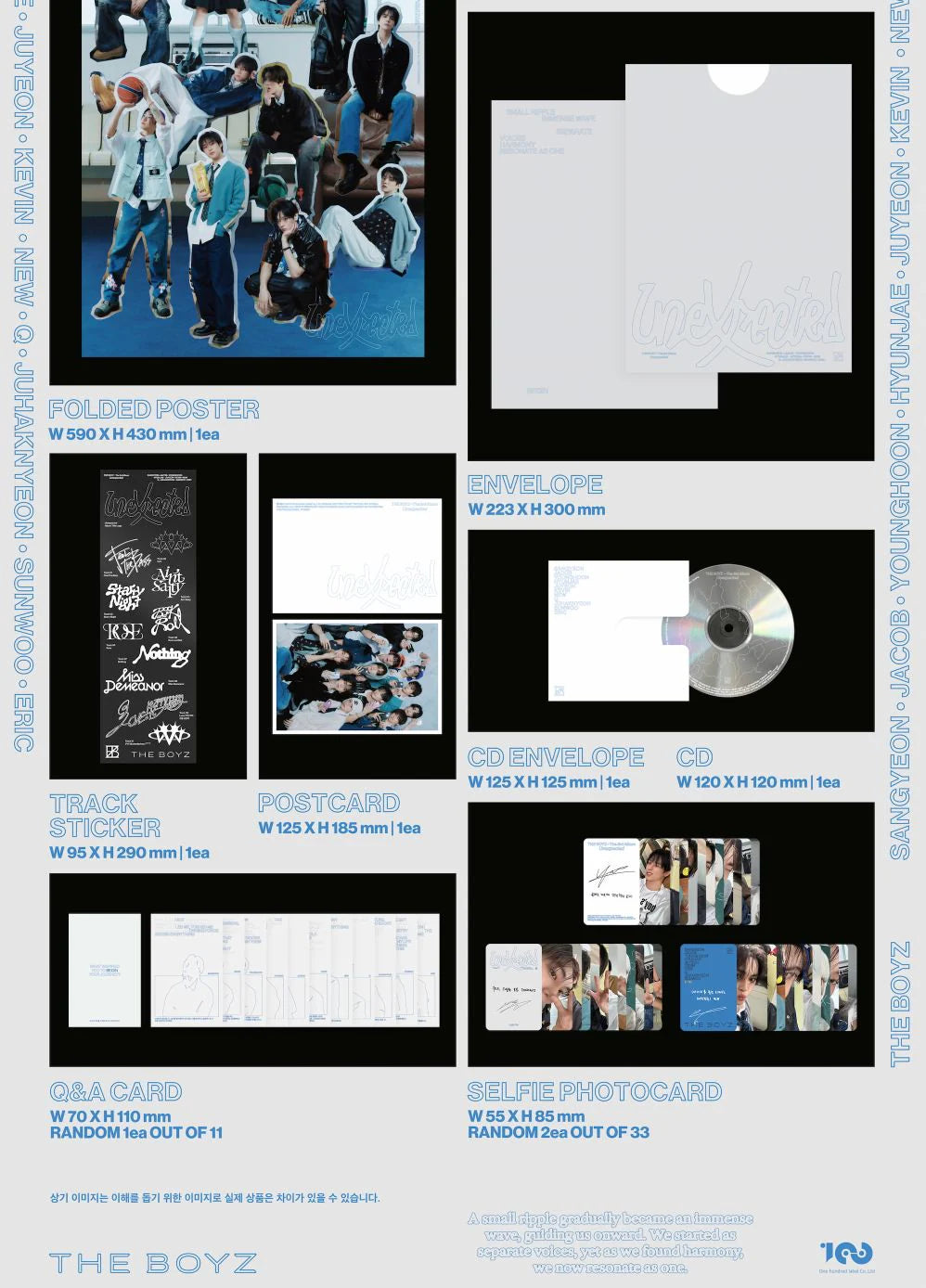 THE BOYZ - UNEXPECTED (PHOTOBOOK VER.) SIGNED VER.
