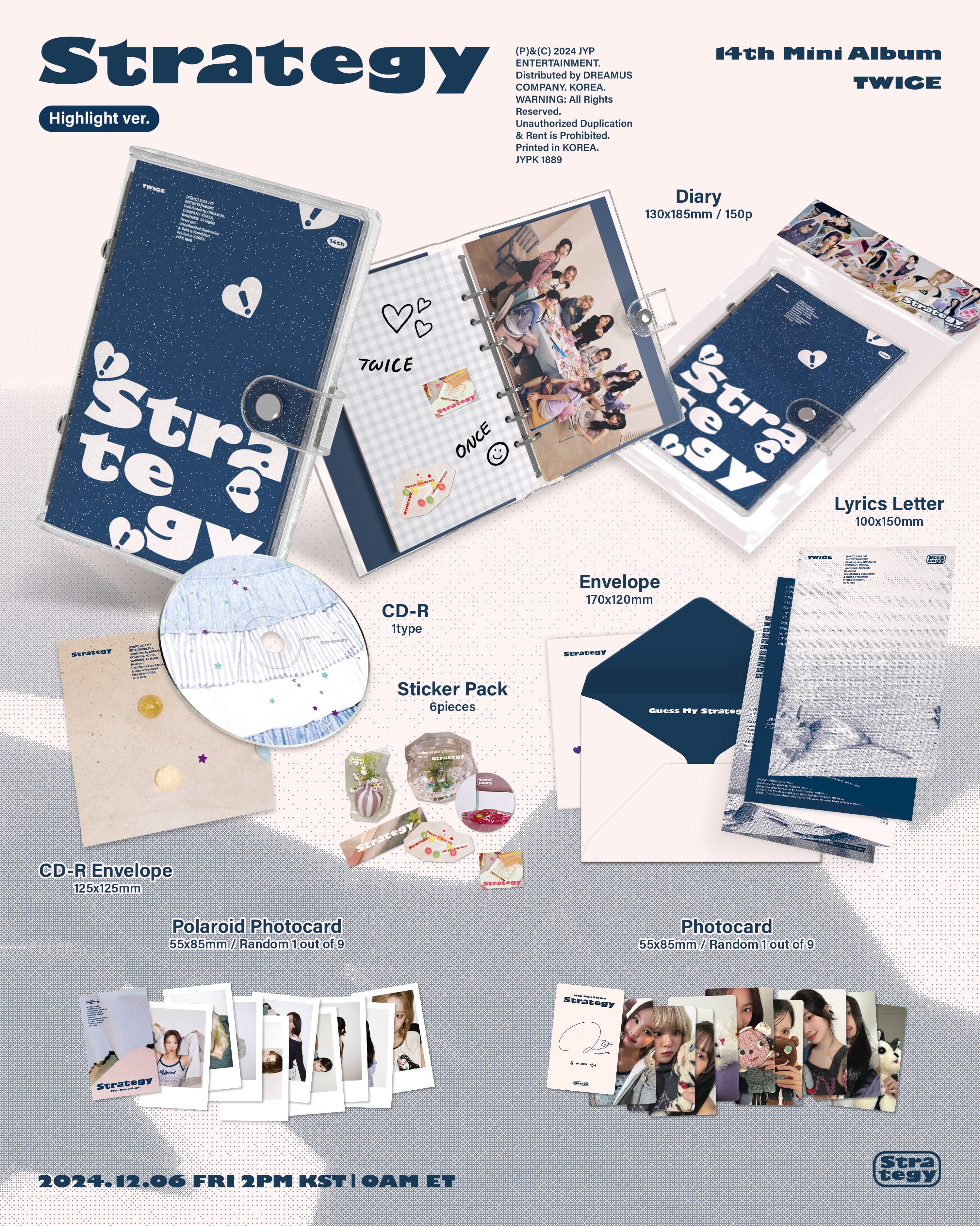 [PREORDER] Twice: Strategy (Highlight Version)