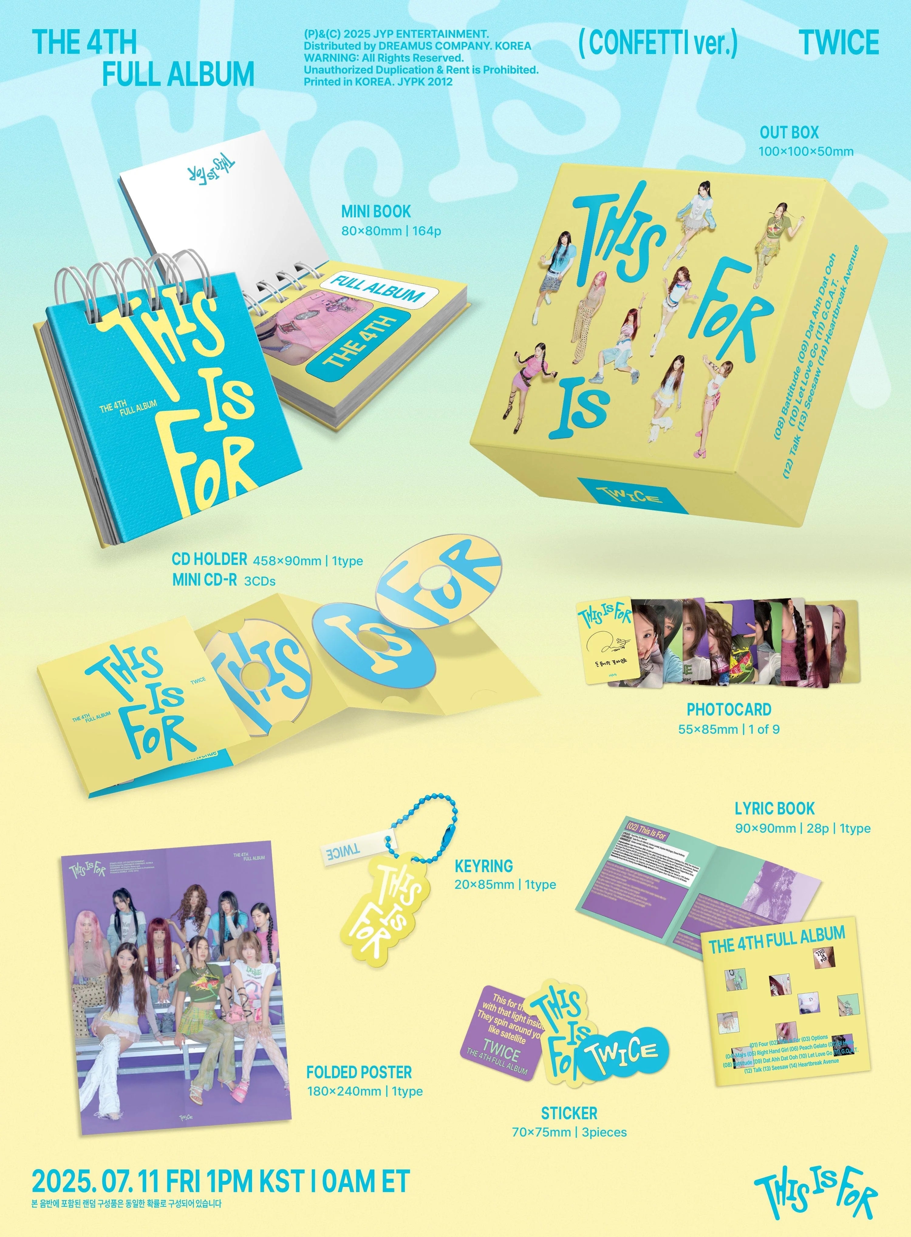 [PREORDER] Twice: This Is For (Confetti Version)