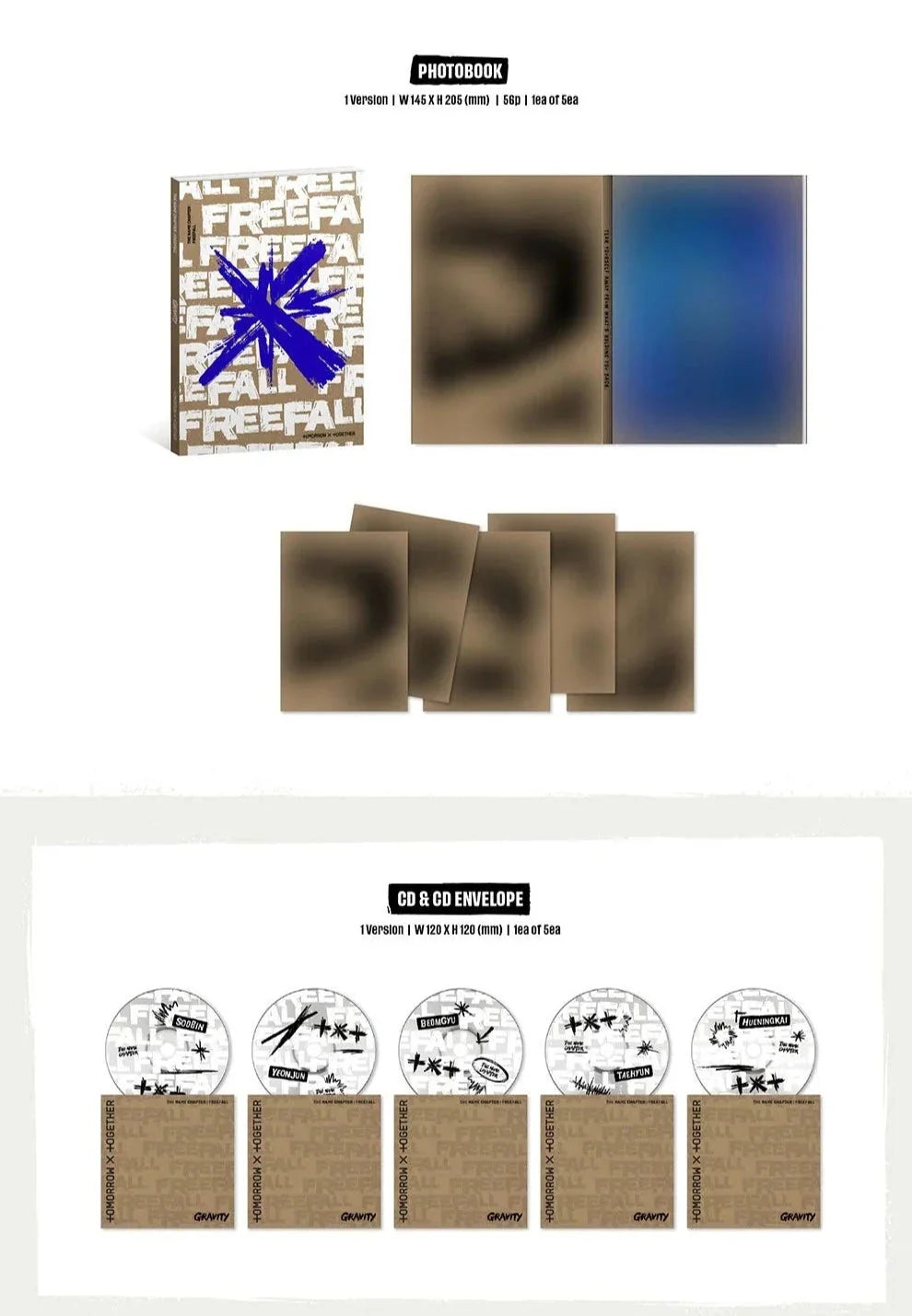[PREORDER] Tomorrow X Together (TXT): Name Chapter: Freefall (GRAVITY)