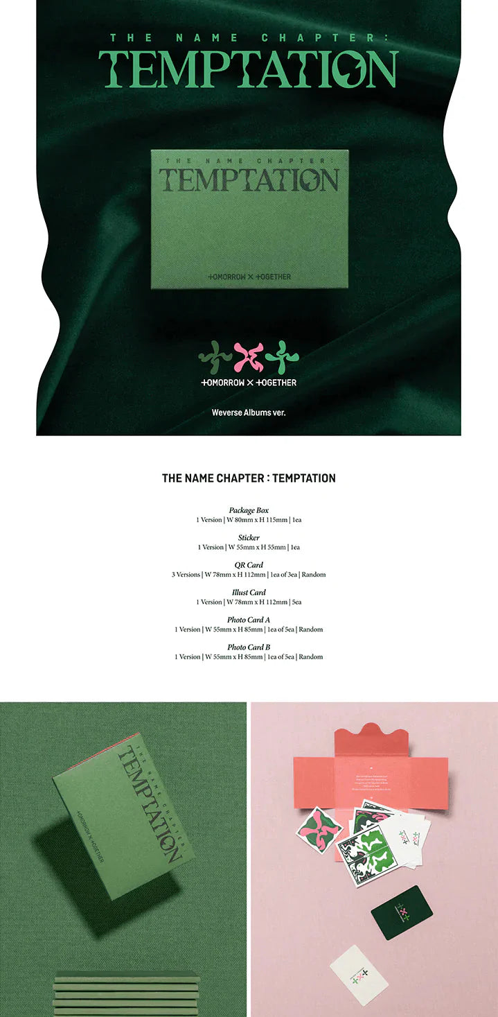 [PREORDER] Tomorrow X Together (TXT): The Name Chapter: Temptation (Weverse ver.)