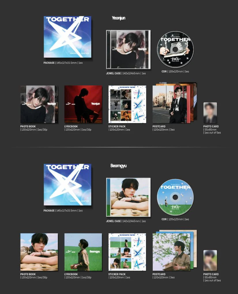 [PREORDER] TOMORROW X TOGETHER (TXT) - The Star Chapter: Together (Solo Track Ver.)