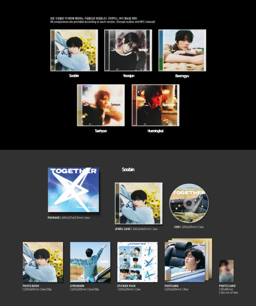 [PREORDER] TOMORROW X TOGETHER (TXT) - The Star Chapter: Together (Solo Track Ver.)