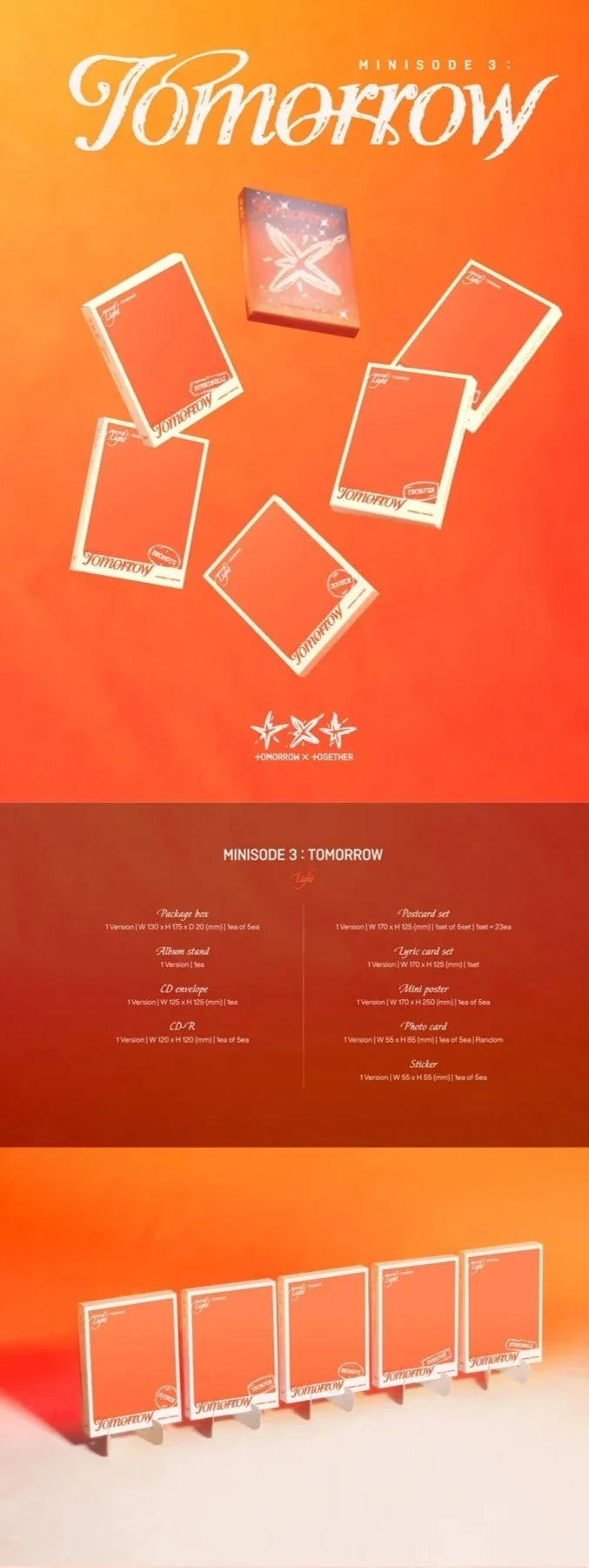 [PREORDER] Tomorrow X Together (TXT): Minisode 3: Tomorrow (Light Version)