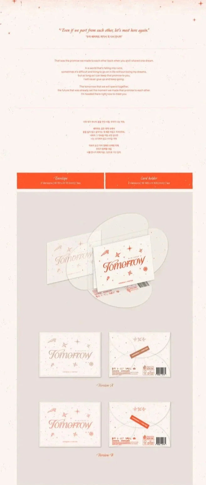 [PREORDER] Tomorrow X Together (TXT): Minisode 3: Tomorrow (Weverse ver.)