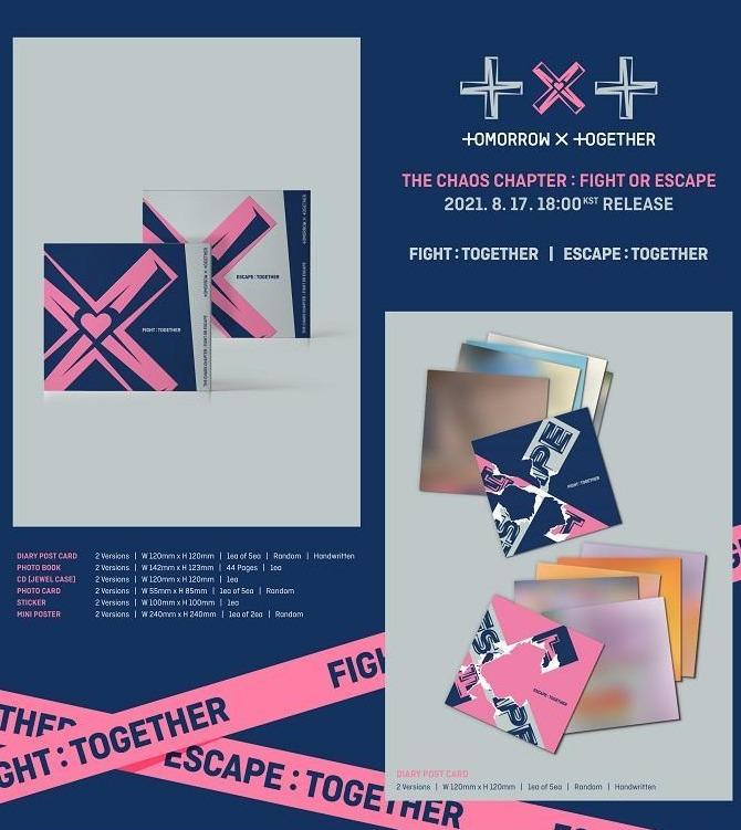 [PREORDER] Tomorrow X Together (TXT): The Chaos Chapter: Fight Or Escape (Together Version)