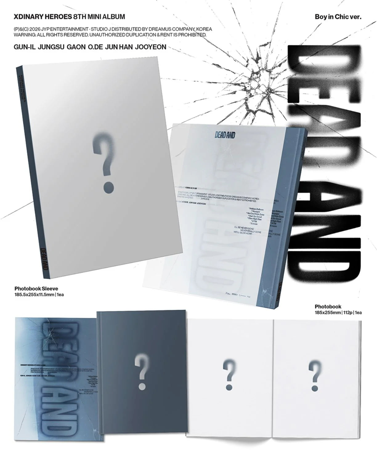 [PREORDER] XDINARY HEROES - Dead And (Photobook Ver.)