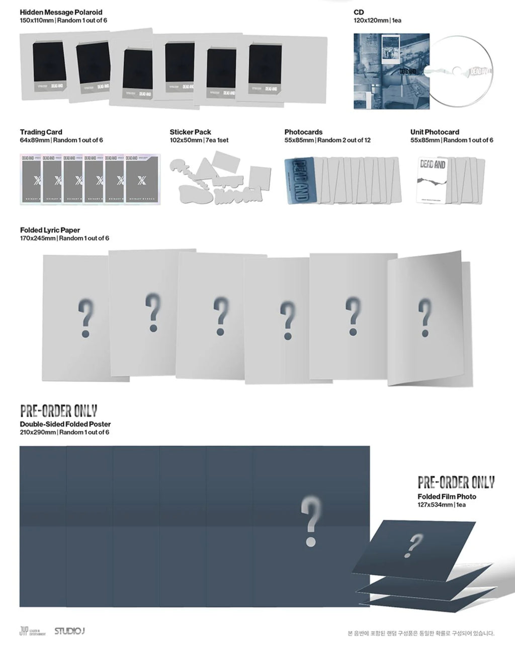 [PREORDER] XDINARY HEROES - Dead And (Photobook Ver.)