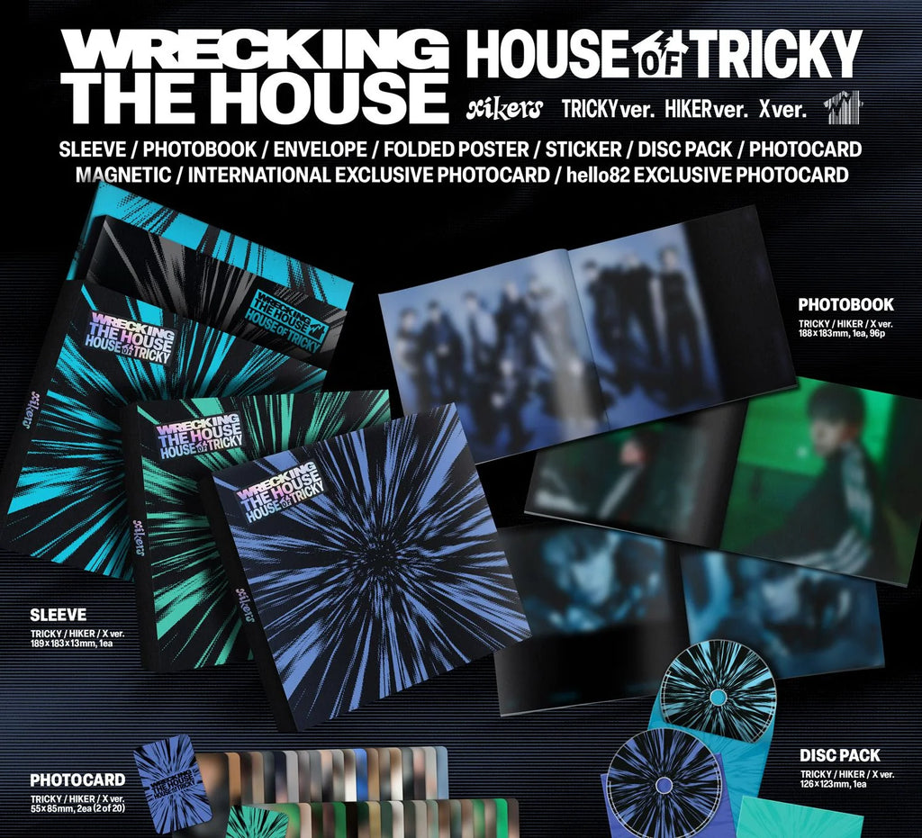 [hello82] xikers - HOUSE OF TRICKY : WRECKING THE HOUSE - POP-UP Exclusive (SIGNED VER.)