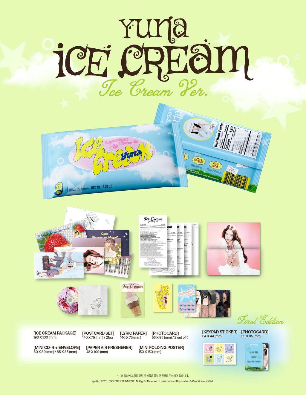 [PREORDER] Yuna(Itzy): Ice Cream (Ice Cream Version)