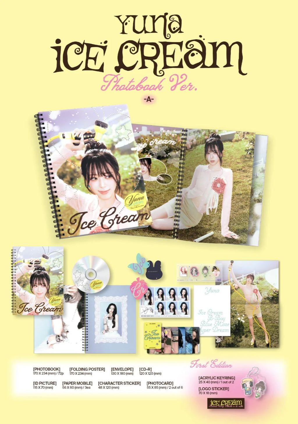 [PREORDER] Yuna(Itzy): Ice Cream (Photobook Version)