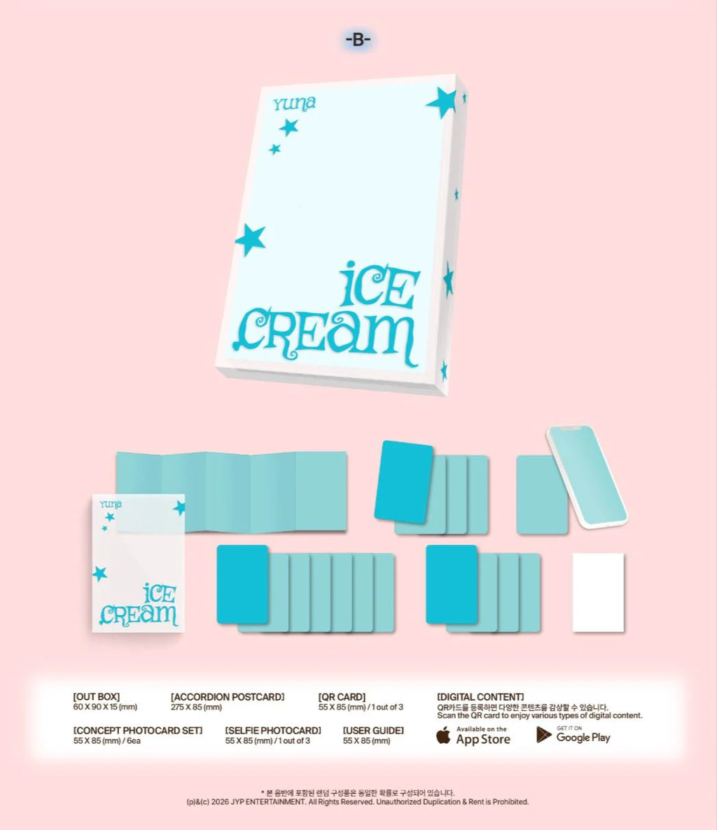 [PREORDER] Yuna(Itzy): Ice Cream - Poca Album