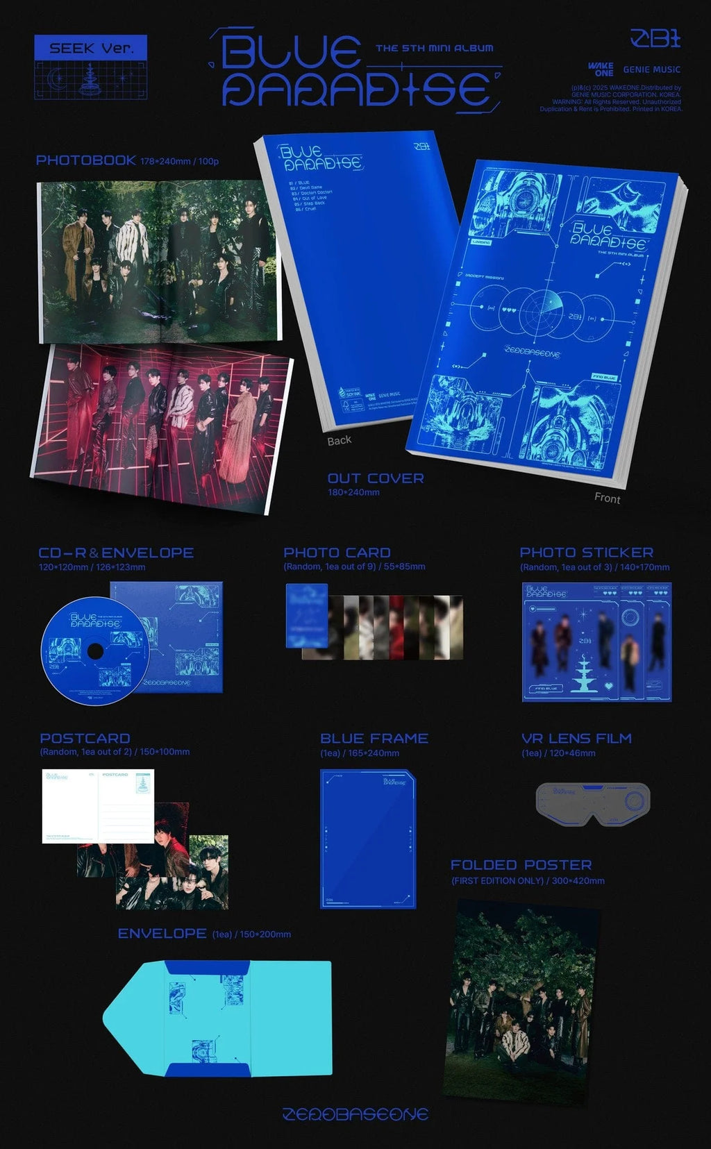 [PREORDER] Zerobaseone: Blue Paradise