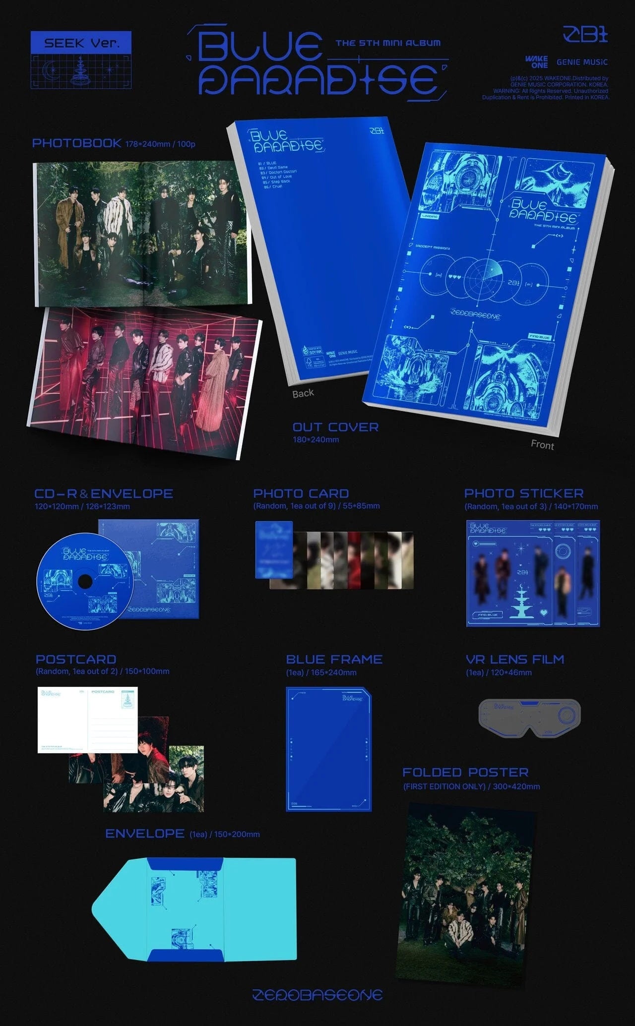 [PREORDER] Zerobaseone: Blue Paradise