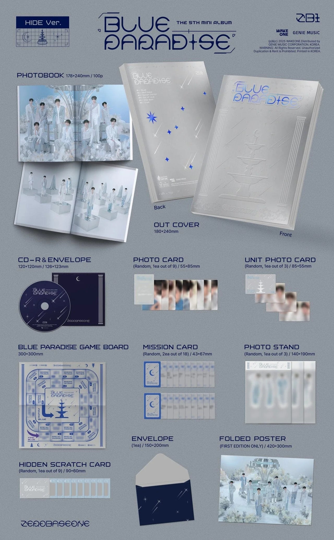 [PREORDER] Zerobaseone: Blue Paradise